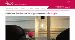 Desktop Screenshot of febolight.com